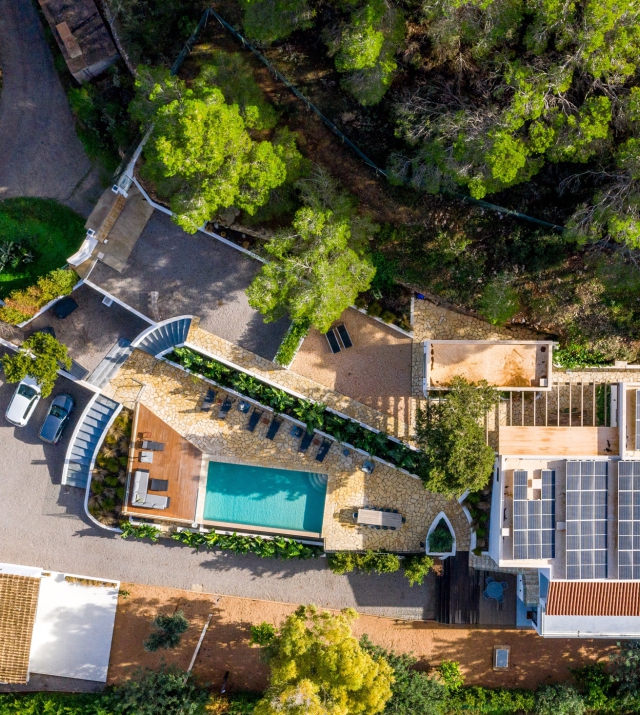 Resa Estates Ibiza villa for sale es Cubells modern heated pool sky photo.jpg